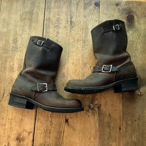 Frye Buckle Short Boots 9M (womens)